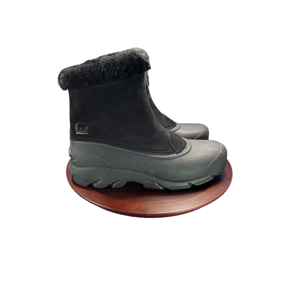 Sorel Snow Angel Boots Women Size 10 Black Waterproof Thinsulate NL1840-010
